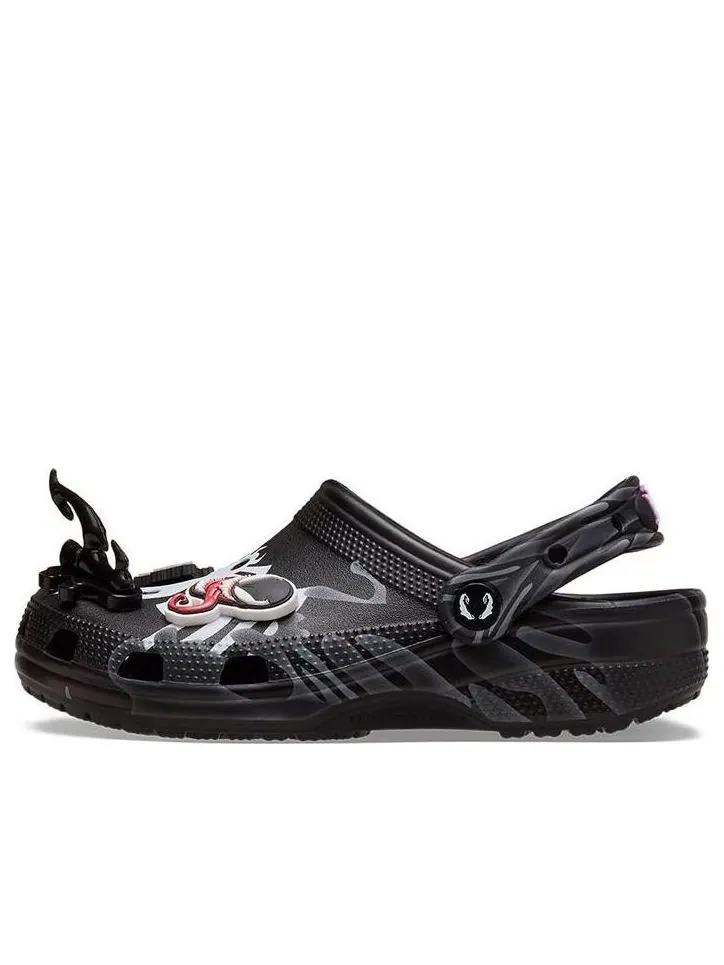 Сандалии Crocs Classic x Marvel Clog 'Venom' — изображение 1 из 6, черный
