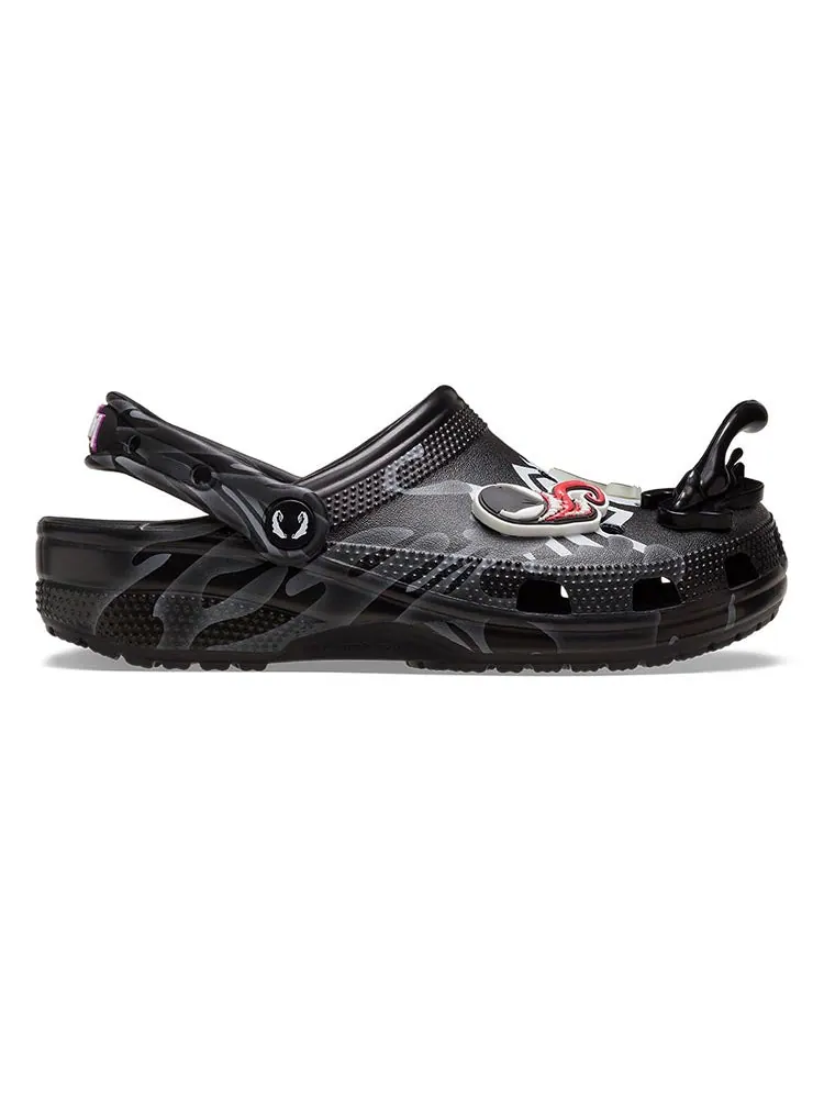 Сандалии Crocs Classic x Marvel Clog 'Venom' — изображение 3 из 6, черный