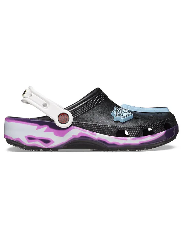 Кроссовки x jujutsu kaisen classic clog 'black' Crocs — изображение 3 из 4, черный/мульти