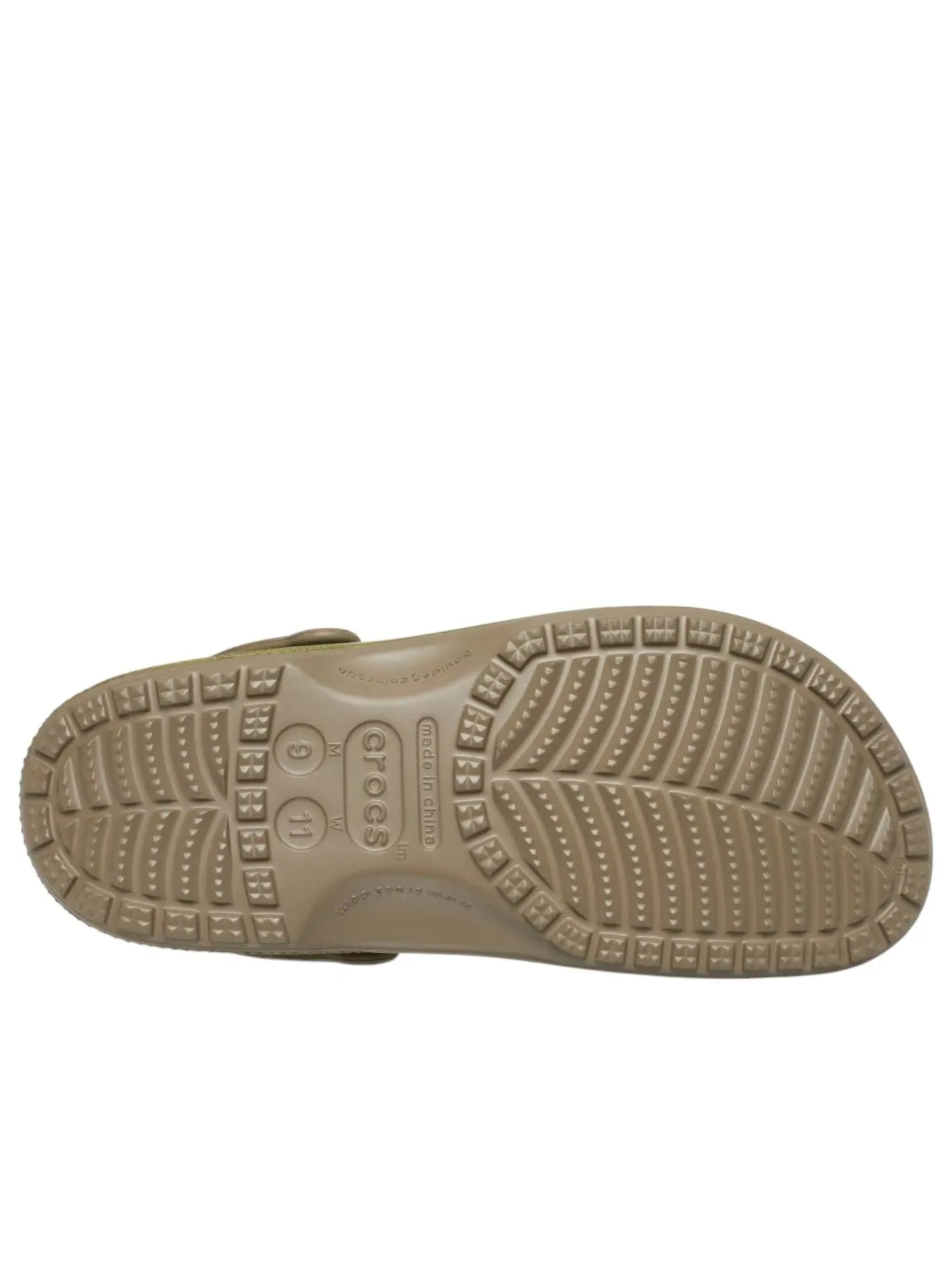 Сандалии Crocs x XLARGE Classic Clog 'Camo' — изображение 5 из 5, оливковый зеленый