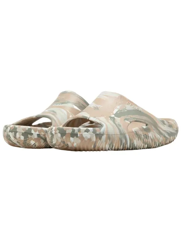 Тапочки mellow slide 'satisfy marble' Crocs — изображение 4 из 4, коричневый