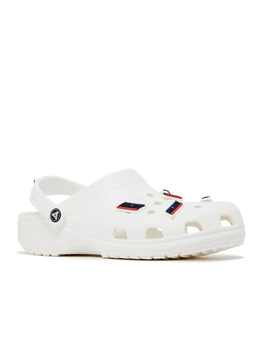 Сандалии Crocs x Palace Classic Clog 'White' — изображение 2 из 4, белый