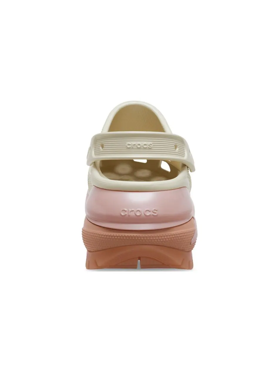 Кроссовки Crocs Mega Crush Color Dip Clog 'White Pink' — изображение 4 из 4, белый