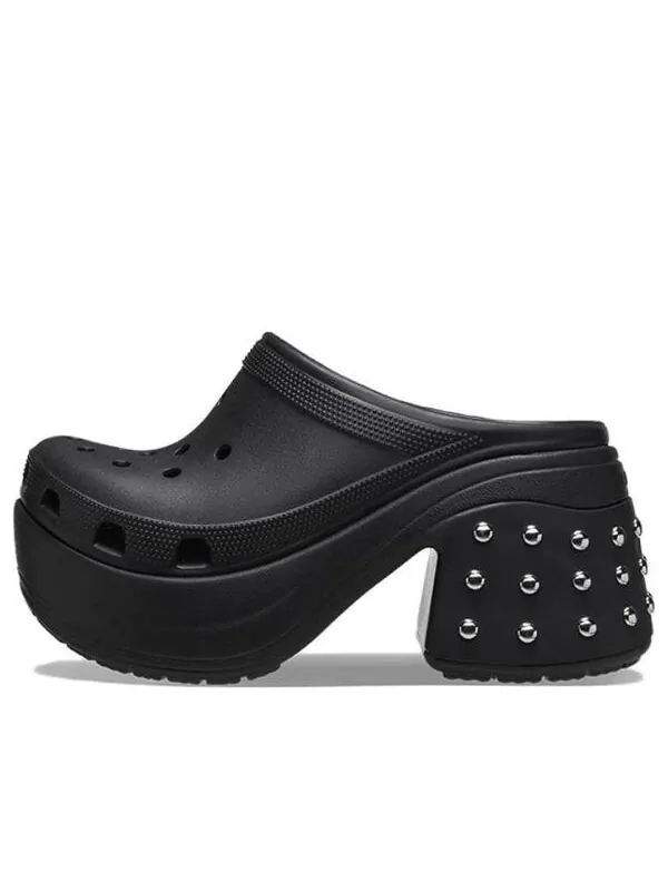 Кроссовки siren studded clogs 'black' Crocs — изображение 1 из 4, черный
