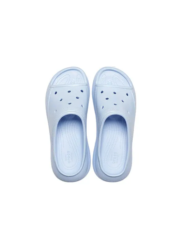 Кроссовки crush meta pearl slides 'blue calcite' Crocs — изображение 4 из 4, синий