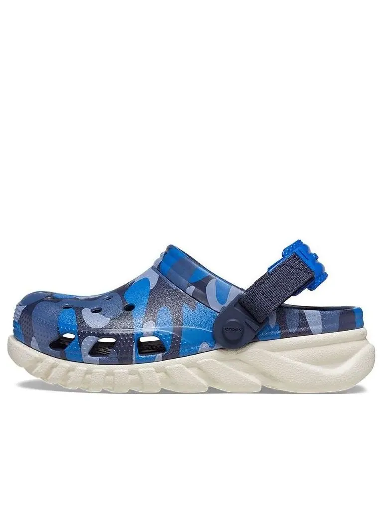 Кроссовки Crocs Duet Max II 2 Camo Redux Clog 'Navy Stucco' — изображение 1 из 6, синий