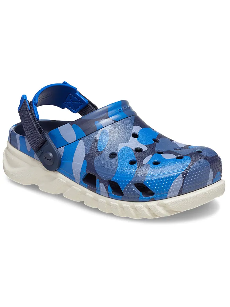 Кроссовки Crocs Duet Max II 2 Camo Redux Clog 'Navy Stucco' — изображение 3 из 6, синий