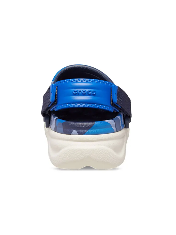 Кроссовки Crocs Duet Max II 2 Camo Redux Clog 'Navy Stucco' — изображение 5 из 6, синий