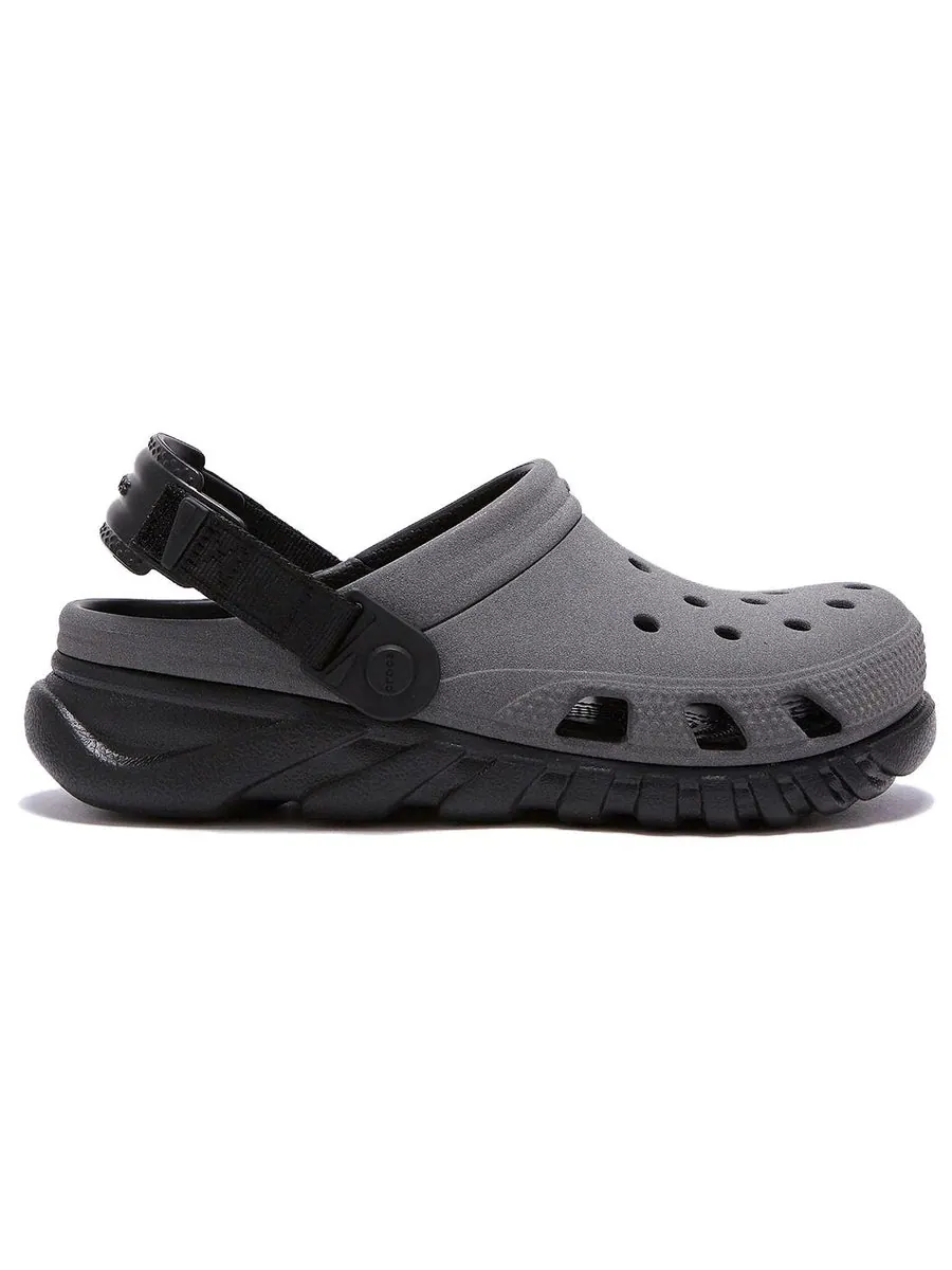 Сандалии Crocs Duet Max Reflective Clog 'Grey Black' — изображение 3 из 5, серый