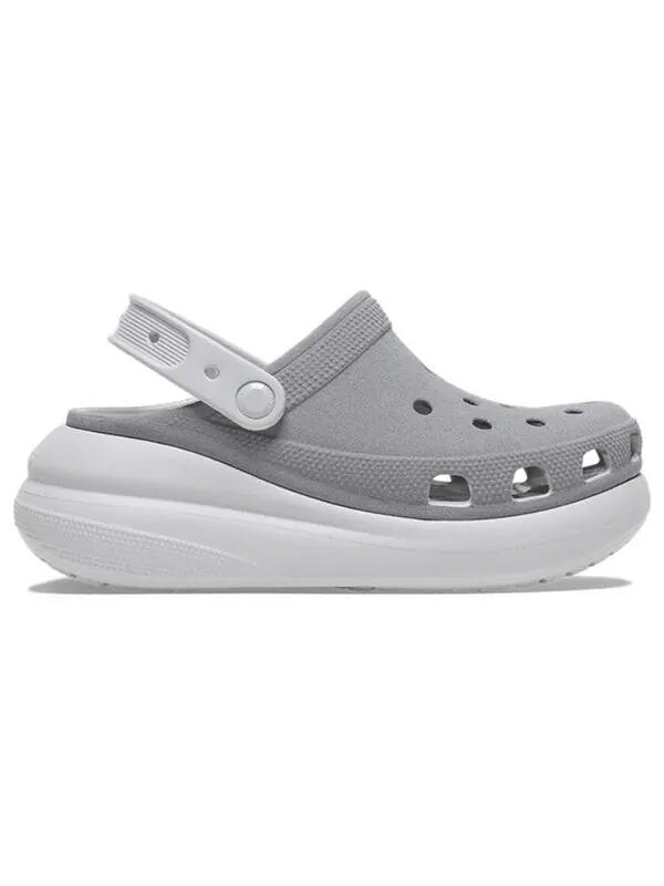 Кроссовки crush reflective clogs 'grey white' Crocs — изображение 2 из 4, серый/белый