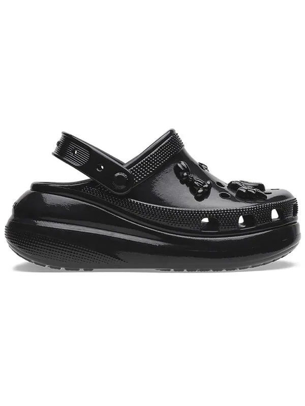 Кроссовки crush high shine clogs 'black' Crocs — изображение 2 из 4, черный