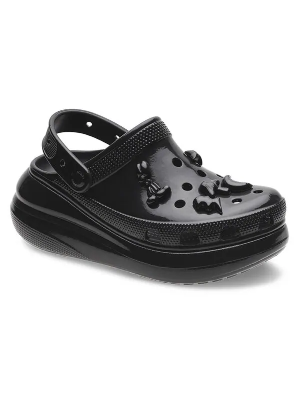 Кроссовки crush high shine clogs 'black' Crocs — изображение 3 из 4, черный