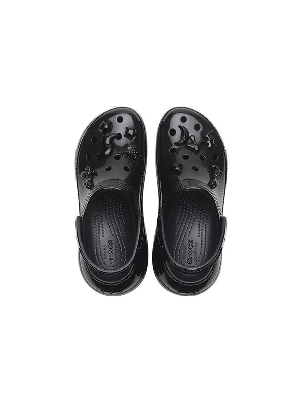 Кроссовки crush high shine clogs 'black' Crocs — изображение 4 из 4, черный