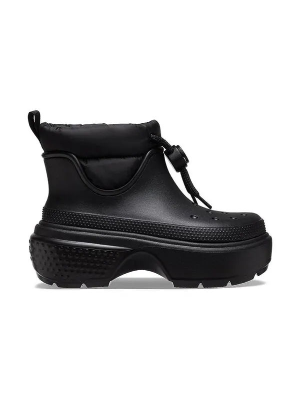 Кроссовки stomp puff boot 'black' Crocs — изображение 3 из 4, черный