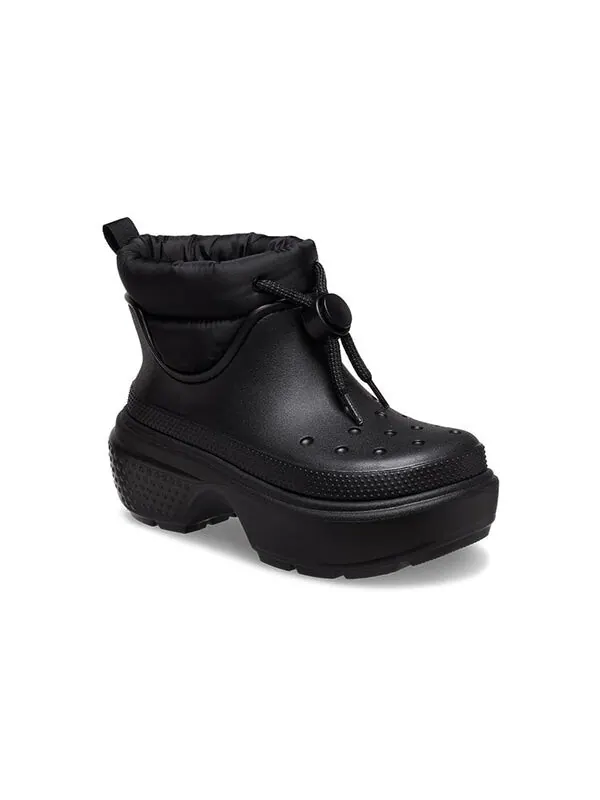 Кроссовки stomp puff boot 'black' Crocs — изображение 4 из 4, черный