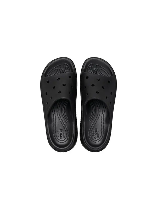 Тапочки stomp slides 'black' Crocs — изображение 4 из 4, черный