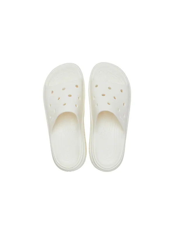 Тапочки stomp slides 'white' Crocs — изображение 4 из 4, белый