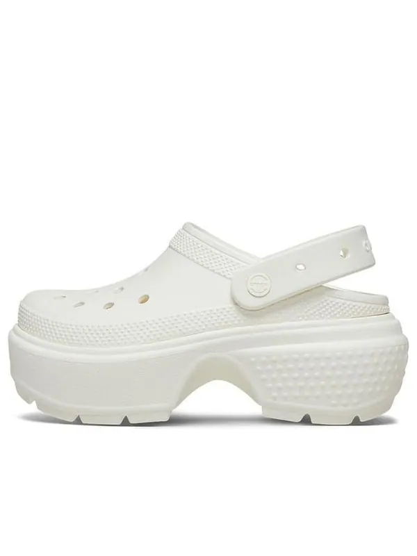 Сандалии classic clog 'white' Crocs — изображение 1 из 4, белый