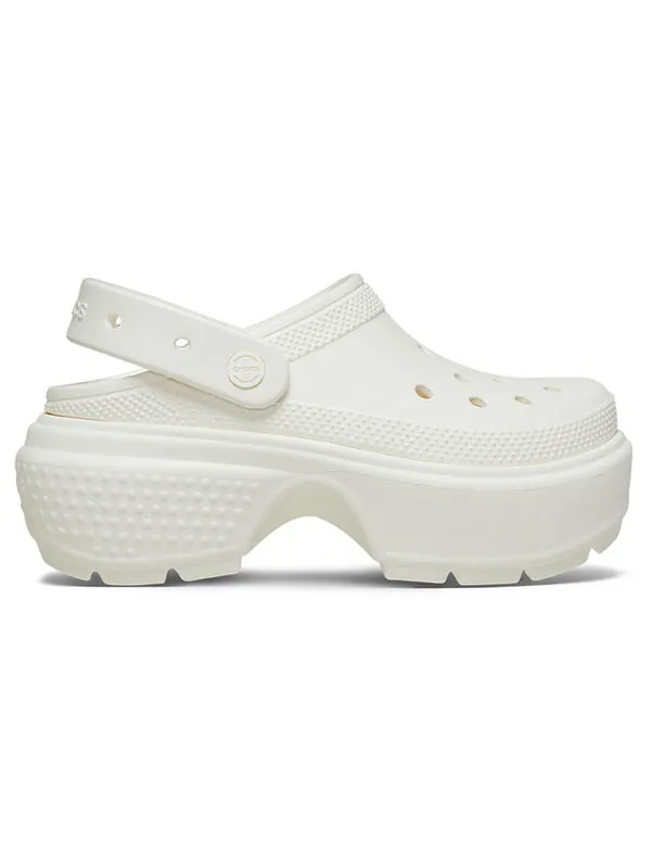 Сандалии classic clog 'white' Crocs — изображение 3 из 4, белый