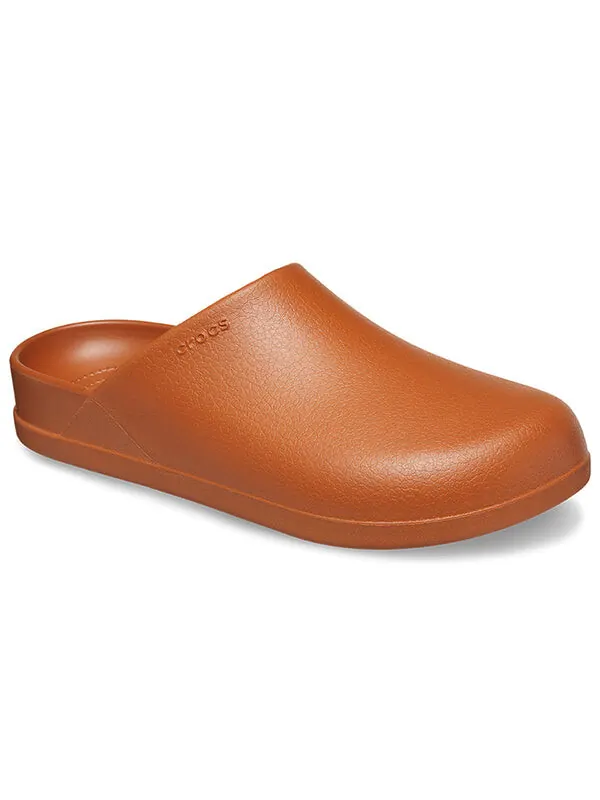Тапочки dylan clog 'cognac' Crocs — изображение 3 из 4, коричневый