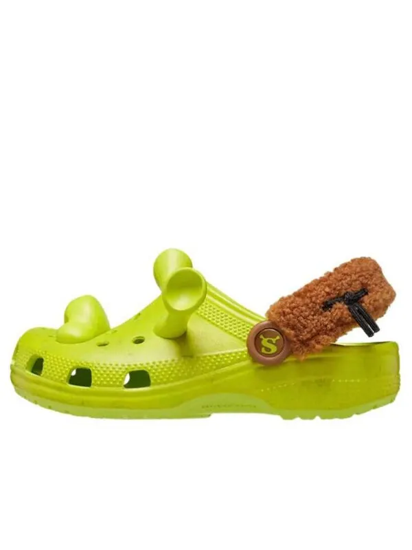 Сандалии x dreamworks x classic clog 'shrek' Crocs — изображение 1 из 4, зеленый