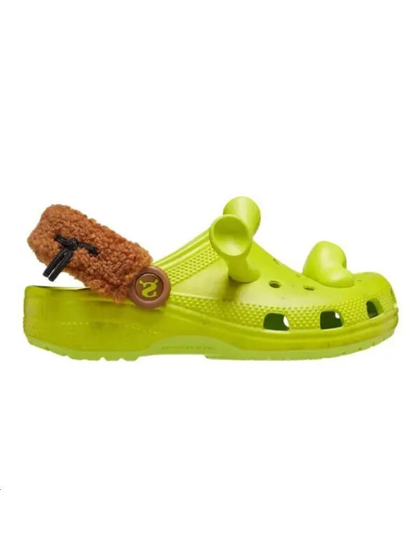 Сандалии x dreamworks x classic clog 'shrek' Crocs — изображение 2 из 4, зеленый