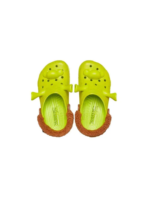 Сандалии x dreamworks x classic clog 'shrek' Crocs — изображение 4 из 4, зеленый