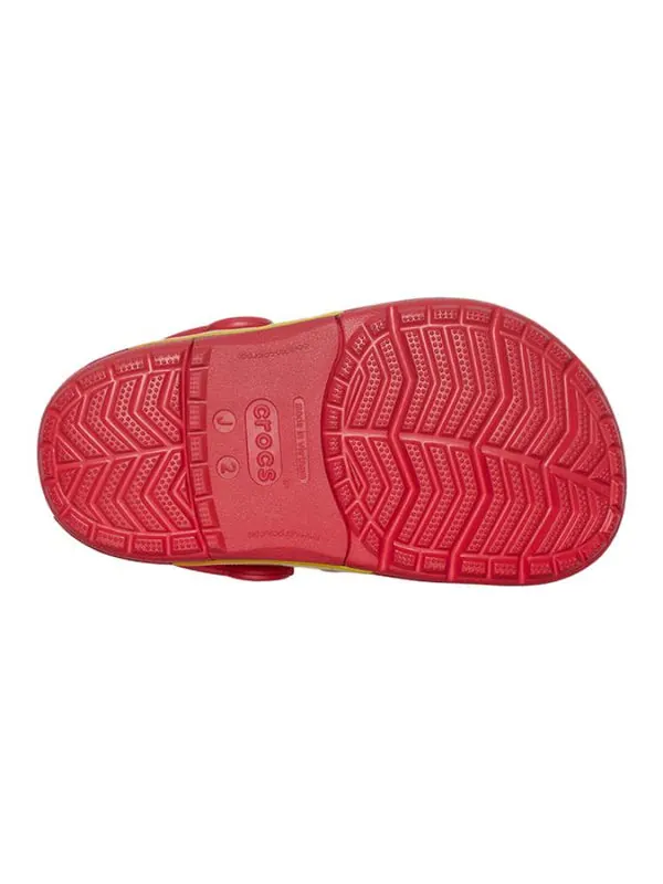 Кроссовки lightning mcqueen light up clogs 'red' Crocs — изображение 3 из 3, красный/желтый