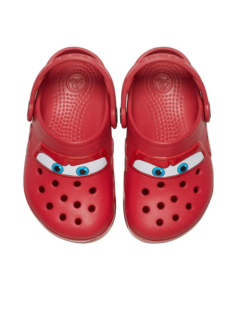 Сандалии (TD) Crocs x Cars Classic Clog 'Lightning McQueen' — изображение 3 из 4, красный