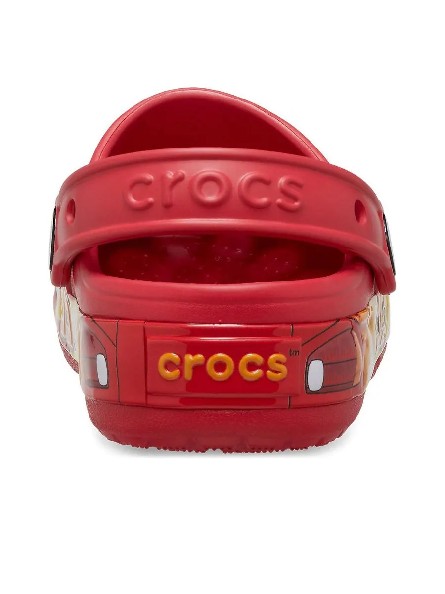 Сандалии (TD) Crocs x Cars Classic Clog 'Lightning McQueen' — изображение 4 из 4, красный