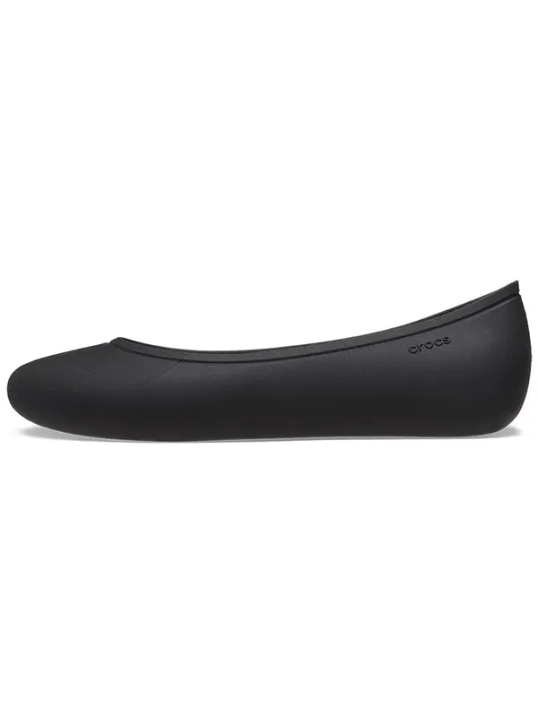 Кроссовки brooklyn flats 'black' Crocs — изображение 2 из 4, черный