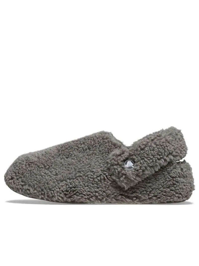 Кроссовки Crocs Classic Cozzzy Slipper 'Grey' — изображение 1 из 6, серый