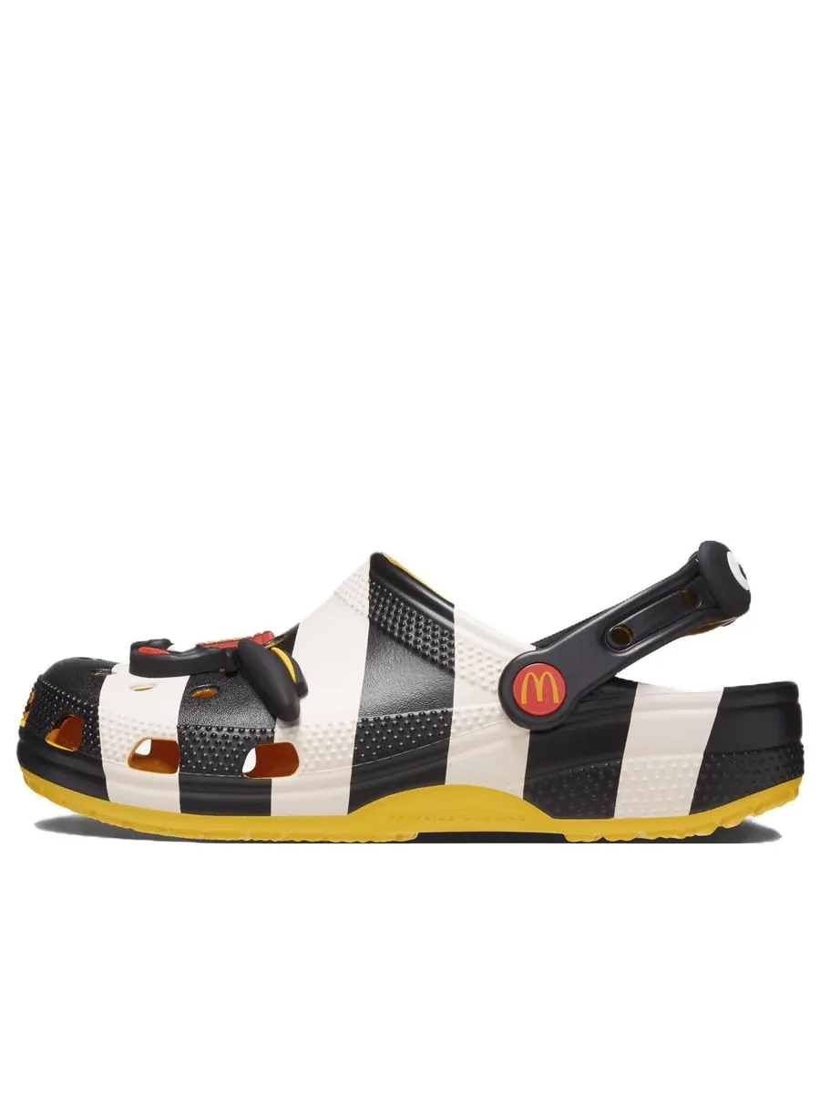 Сандалии Crocs Classic clog 'McDonald's Hamburglar' — изображение 1 из 7, черный