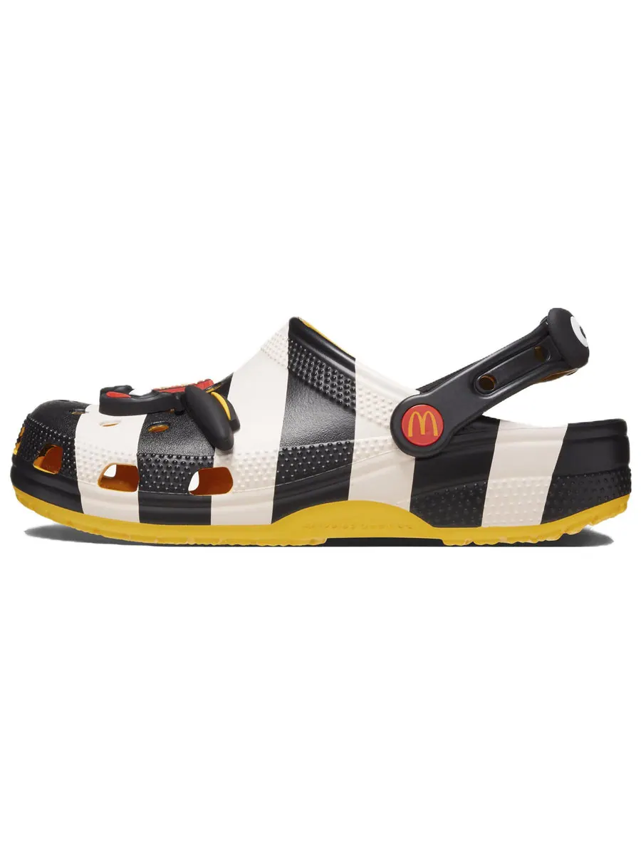Сандалии Crocs Classic clog 'McDonald's Hamburglar' — изображение 2 из 7, черный