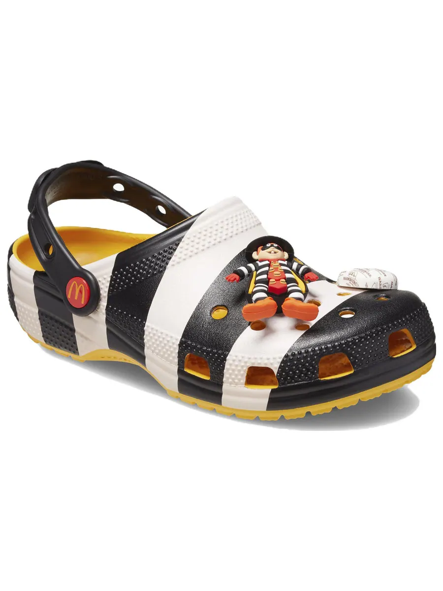 Сандалии Crocs Classic clog 'McDonald's Hamburglar' — изображение 4 из 7, черный