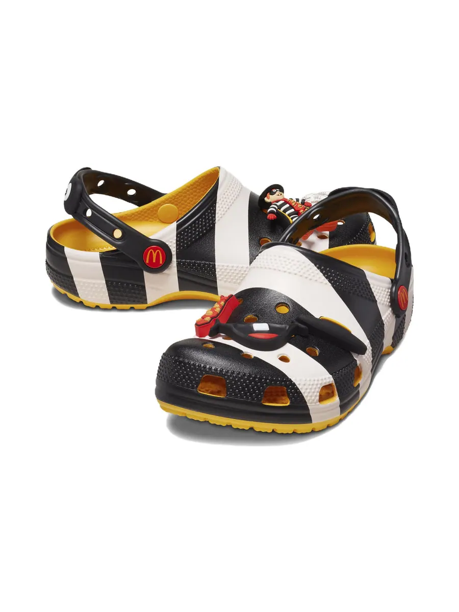 Сандалии Crocs Classic clog 'McDonald's Hamburglar' — изображение 5 из 7, черный