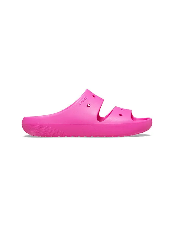Тапочки classic slides 'pink' Crocs — изображение 2 из 4, розовый