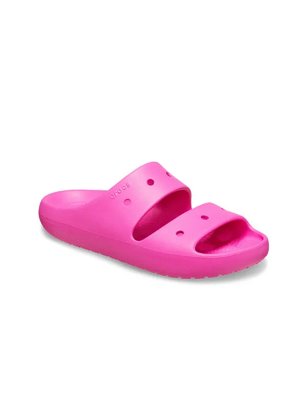 Тапочки classic slides 'pink' Crocs — изображение 3 из 4, розовый