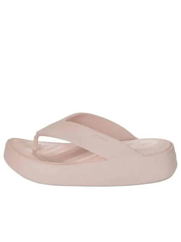 Тапочки getaway platform slides 'pink' Crocs — изображение 1 из 4, розовый
