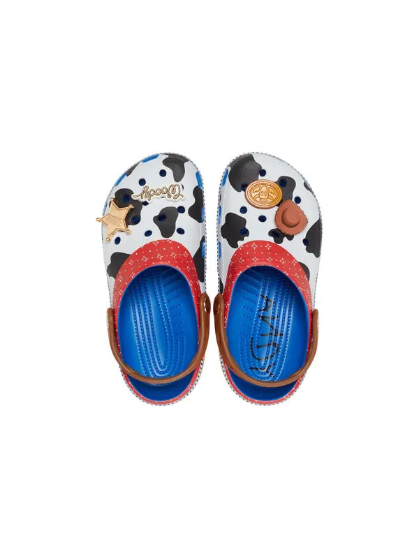 Сандалии x toy story classic clog 'woody' Crocs — изображение 4 из 4, коричневый/синий