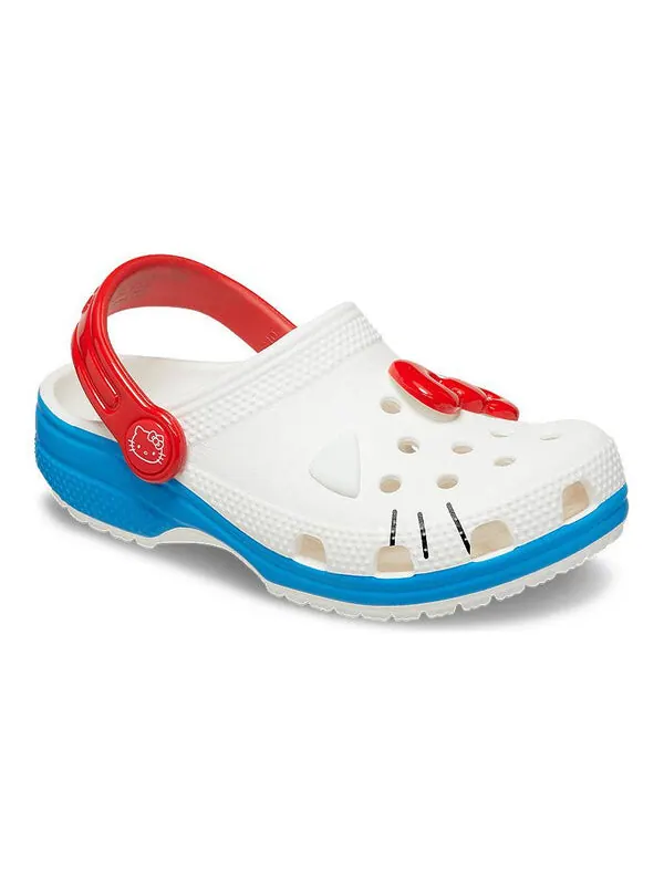 Сандалии x hello kitty classic clog 'i am hello kity' Crocs — изображение 2 из 4, белый/красный/синий
