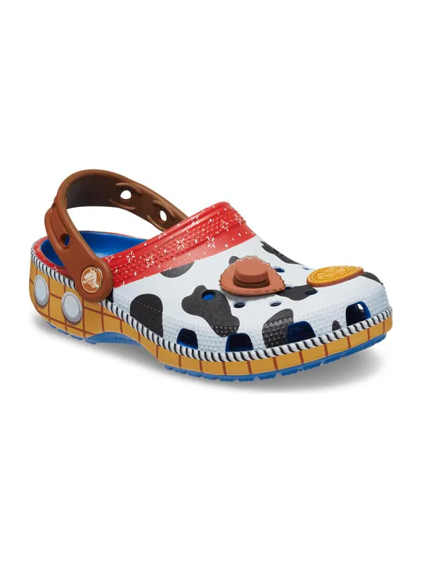 Сандалии x toy story classic clog 'woody' Crocs — изображение 2 из 4, коричневый/синий