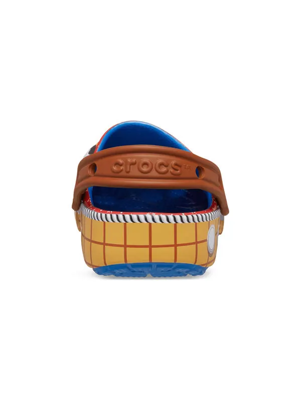 Сандалии x toy story classic clog 'woody' Crocs — изображение 3 из 4, коричневый/синий