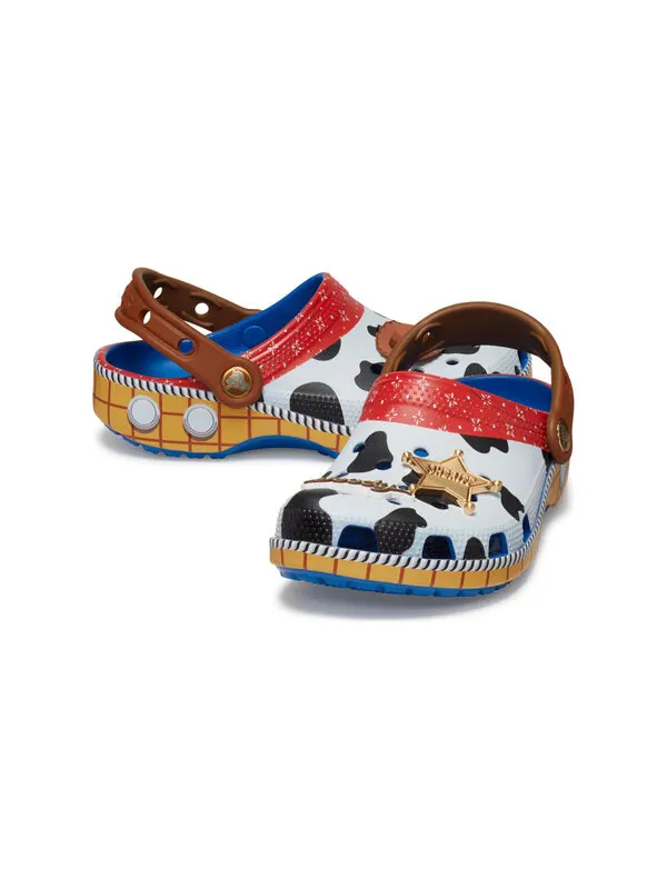 Сандалии x toy story classic clog 'woody' Crocs — изображение 4 из 4, коричневый/синий