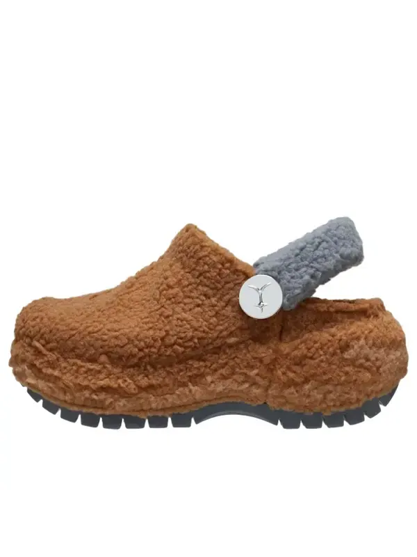 Кроссовки x lil nas classic mega crush 'brown grey' Crocs — изображение 1 из 4, коричневый/серый