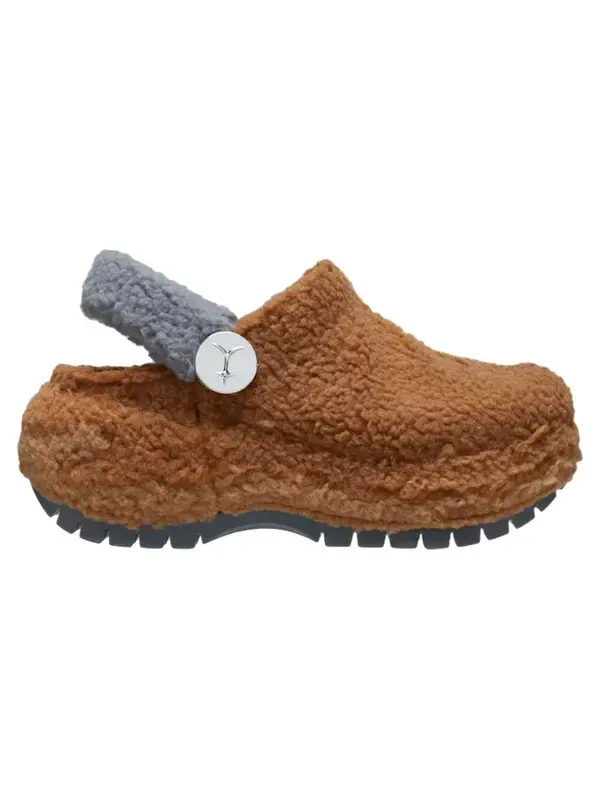Кроссовки x lil nas classic mega crush 'brown grey' Crocs — изображение 2 из 4, коричневый/серый