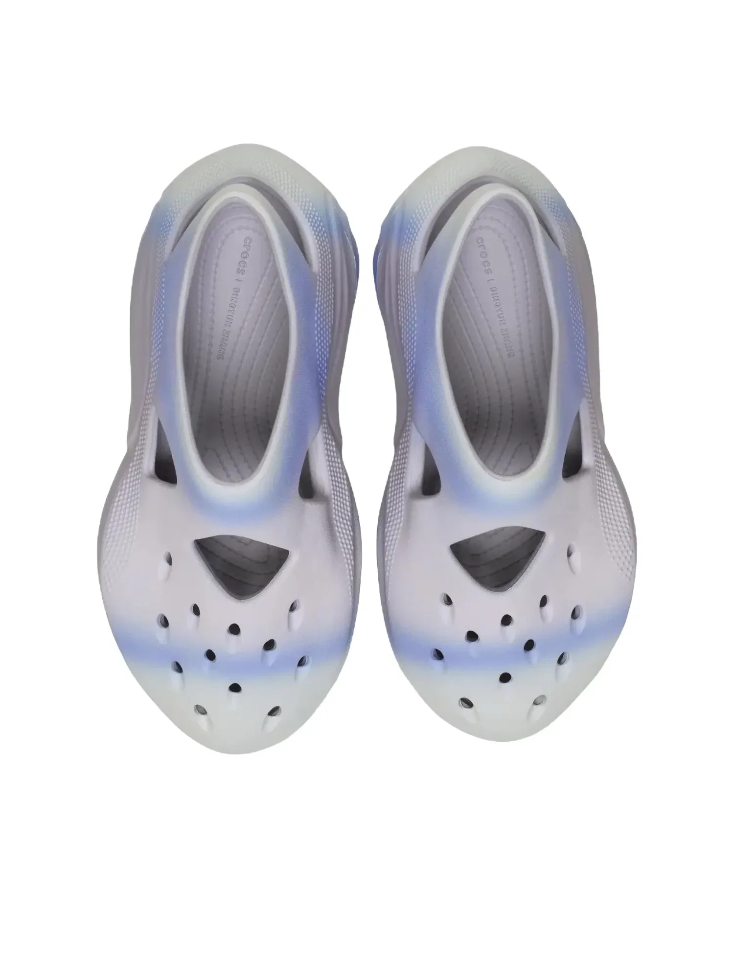 Мужские сабо с закрытым носком модель Diffuser Clog бренд Crocs — изображение 3 из 4, фиолетовый