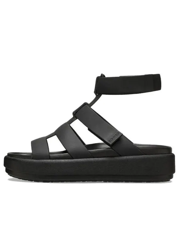 Сандалии brooklyn luxe gladiator sandals 'black' Crocs — изображение 1 из 4, черный