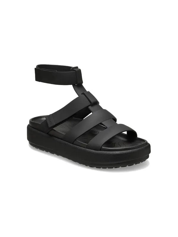 Сандалии brooklyn luxe gladiator sandals 'black' Crocs — изображение 2 из 4, черный
