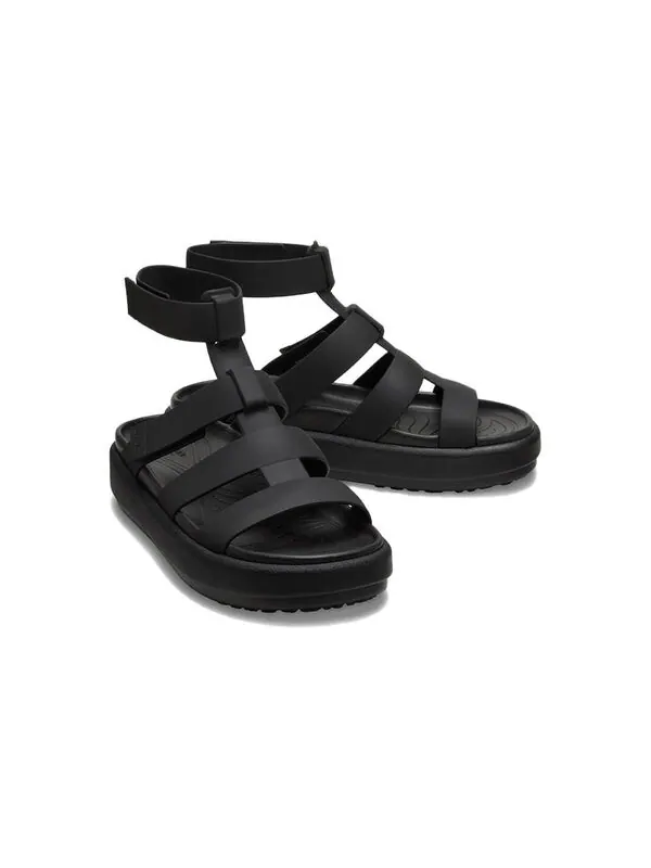 Сандалии brooklyn luxe gladiator sandals 'black' Crocs — изображение 3 из 4, черный